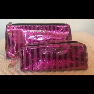 Victoria’s Secret Glitter Cosmetic Bags